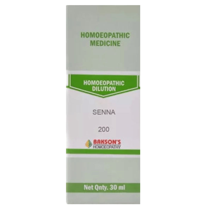 Bakson's Homeopathy Senna Dilution 200 - Classic Derma