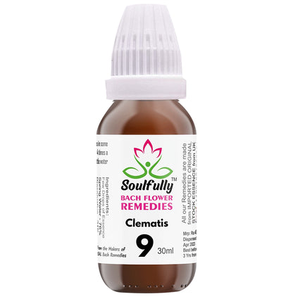 Soulfully Clematis Bach Flower Remedies Drops - Classic Derma
