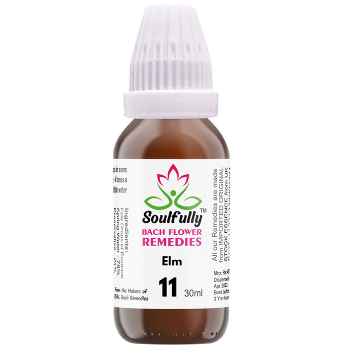 Soulfully Elm Bach Flower Remedies Drops - Classic Derma