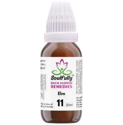 Soulfully Elm Bach Flower Remedies Drops - Classic Derma