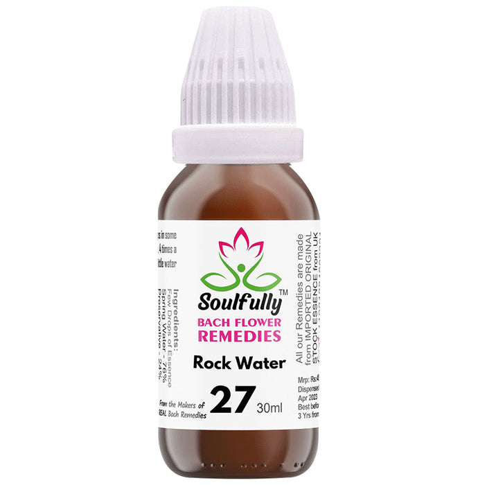 Soulfully Rock Water Bach Flower Remedies Drops - Classic Derma
