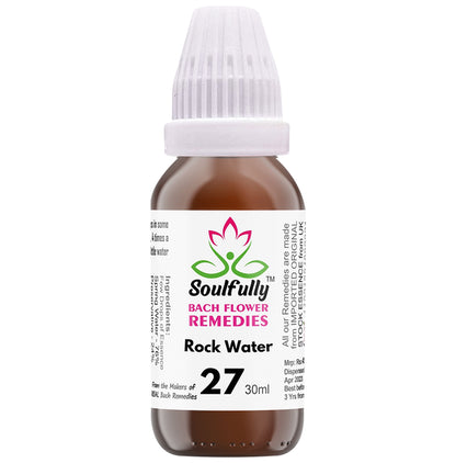 Soulfully Rock Water Bach Flower Remedies Drops - Classic Derma