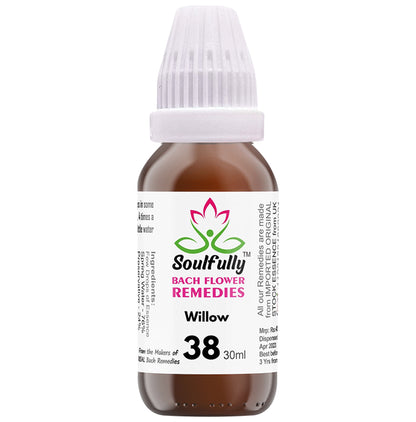 Soulfully Willow Bach Flower Remedies Drops - Classic Derma