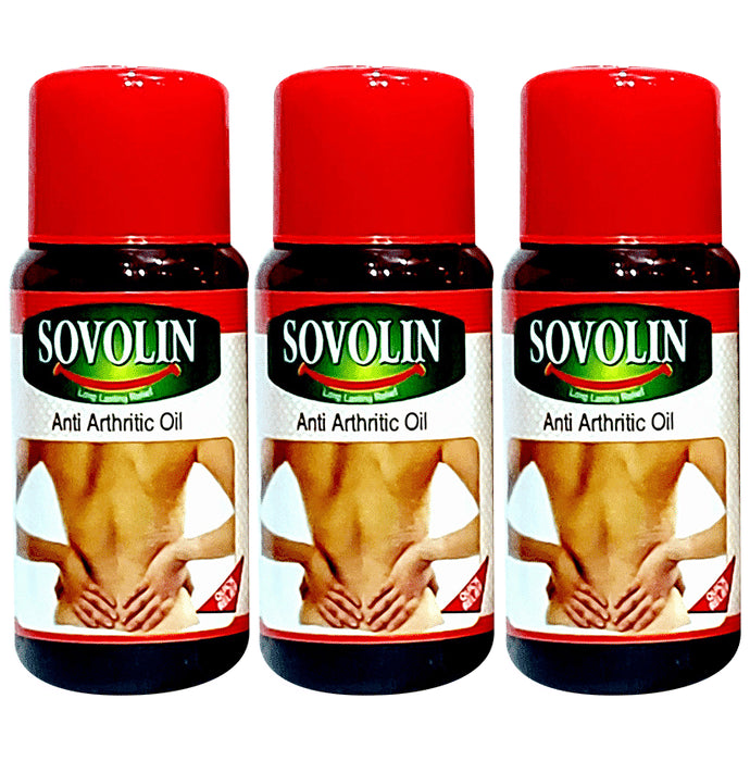 Sovolin Anti Arthritic Pain Relief Oil (100ml Each) - Classic Derma