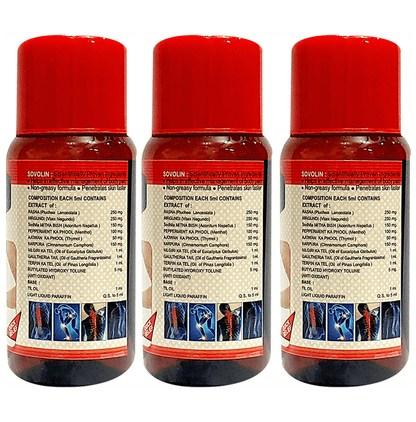 Sovolin Anti Arthritic Pain Relief Oil (100ml Each)
