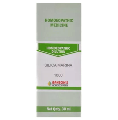 Bakson's Homeopathy Silica Marina Dilution 1000 CH - Classic Derma