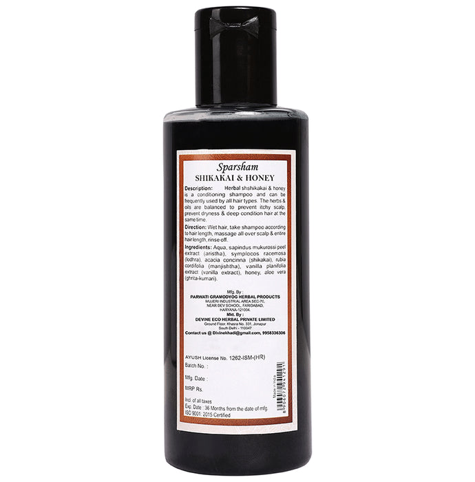 Sparsham Shikakhai And Honey Herbal Shampoo (210ml Each) SLS & Paraben Free