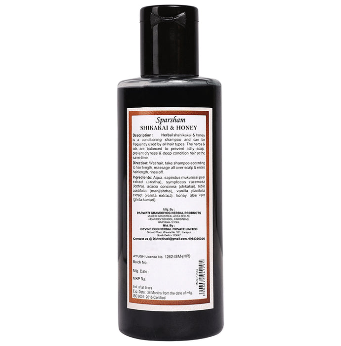 Sparsham Shikakhai And Honey Herbal Shampoo (210ml Each) SLS & Paraben Free