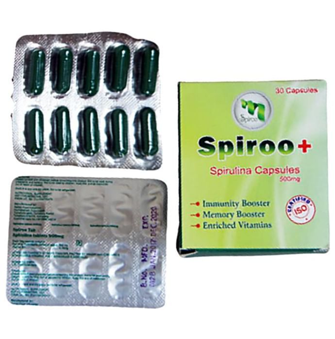 Spiroo+ 500mg Capsule - Classic Derma