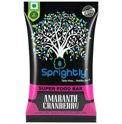 Sprightly Amaranth Cranberry Super Food Bar - Classic Derma