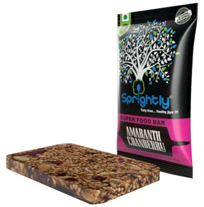 Sprightly Amaranth Cranberry Super Food Bar