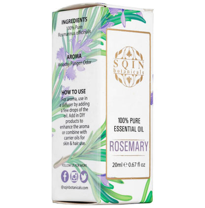 Sqin Botanicals 100% Pure Essential Oil Rosemary