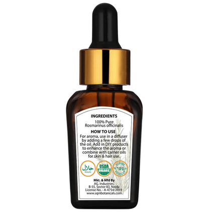 Sqin Botanicals 100% Pure Essential Oil Rosemary