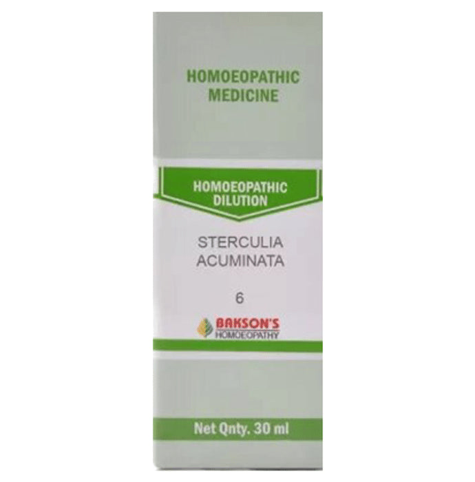 Bakson's Homeopathy Sterculia Acuminata Dilution 6 CH - Classic Derma
