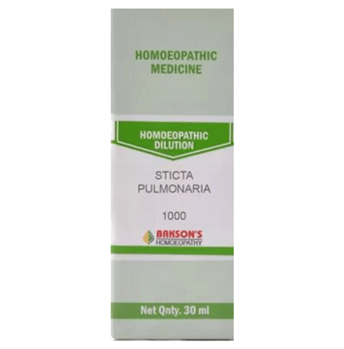 Bakson's Homeopathy Sticta Pulmonaria Dilution 1000 CH - Classic Derma