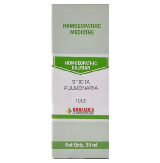Bakson's Homeopathy Sticta Pulmonaria Dilution 1000 CH - Classic Derma