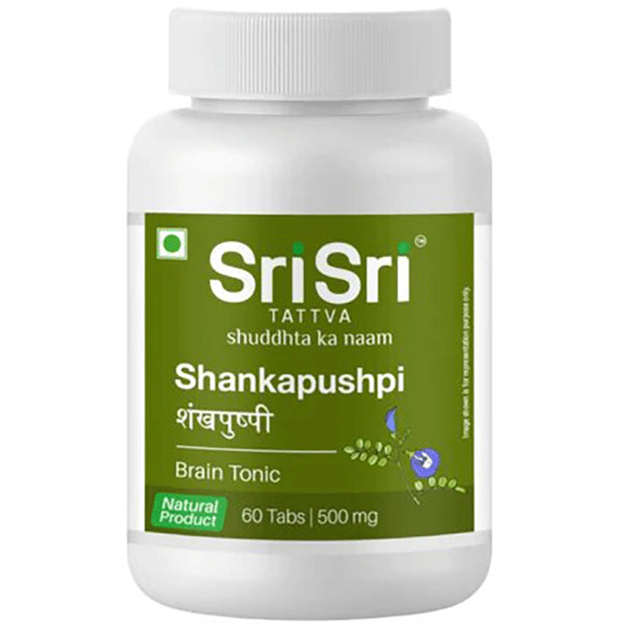 Sri Sri Tattva Shankapushpi 500mg Tabs - Classic Derma