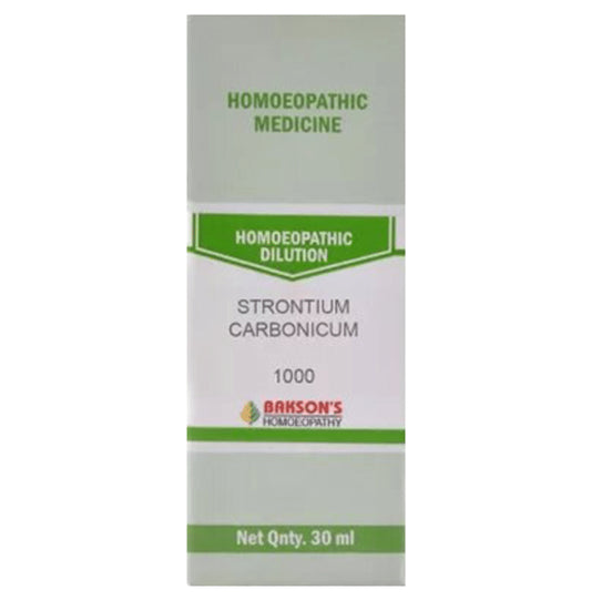Bakson's Homeopathy Strontium Carbonicum Dilution 1M - Classic Derma