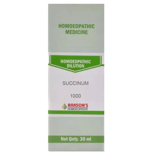 Bakson's Homeopathy Succinum Dilution 1M - Classic Derma
