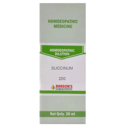 Bakson's Homeopathy Succinum Dilution 200 - Classic Derma