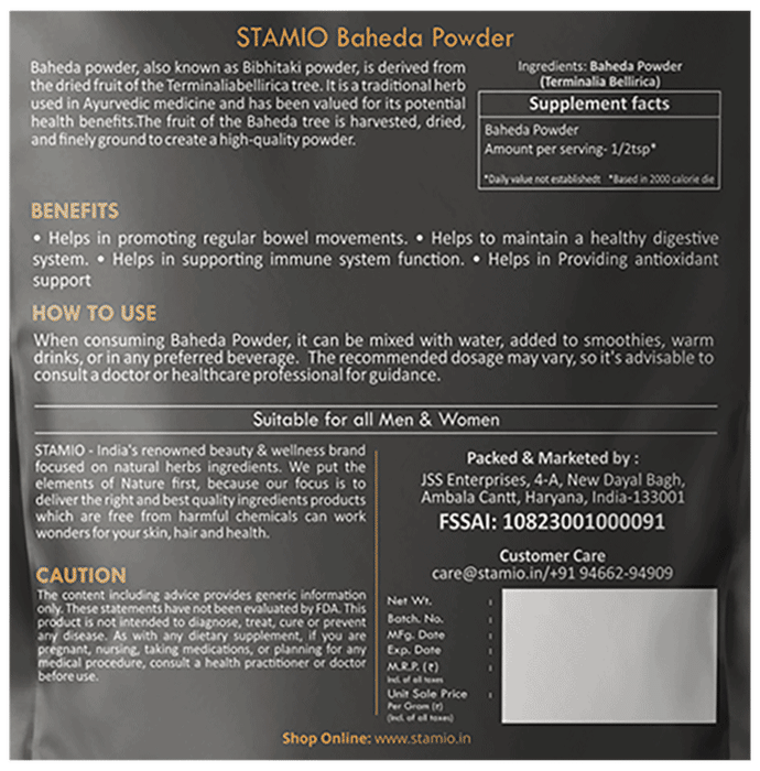 Stamio Baheda Powder