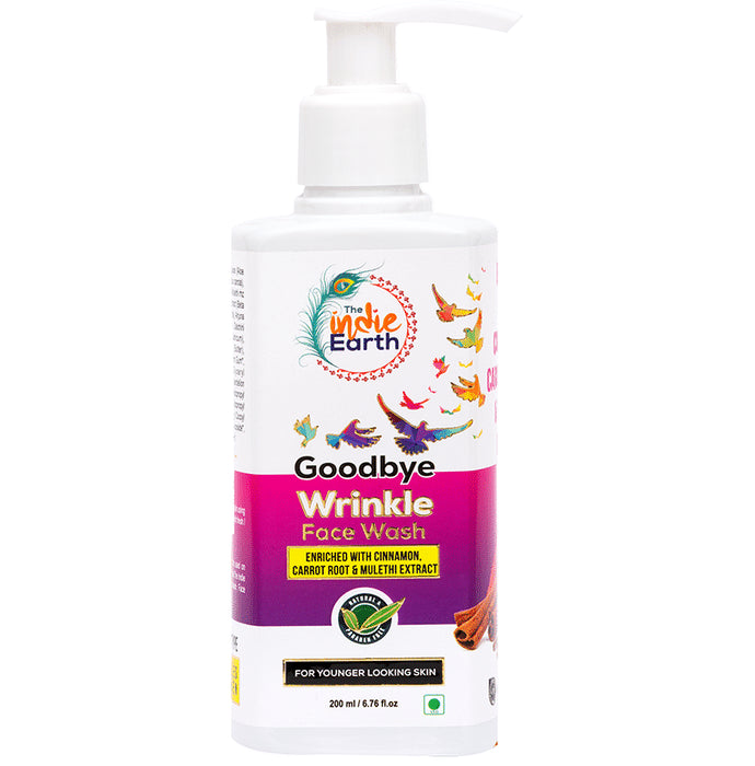 The Indie Earth Goodbye Wrinkle Face Wash - Classic Derma