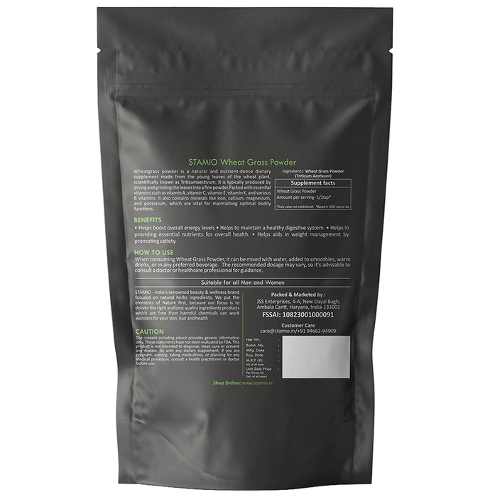 Stamio Wheat Grass Powder
