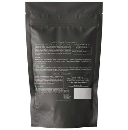 Stamio Wheat Grass Powder