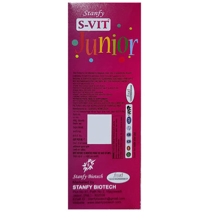 Stanfy Biotech S-Vit Junior Herbal Syrup