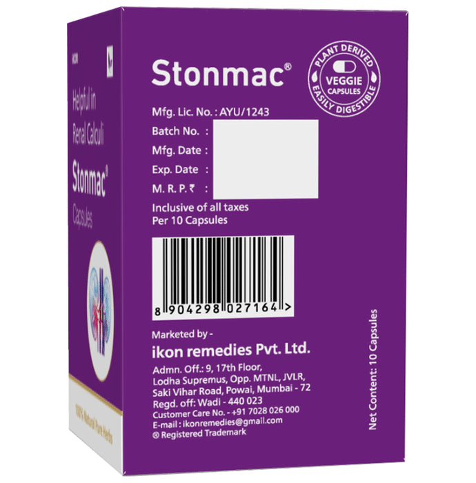 Stonmac Veggie Capsule (10 Each)