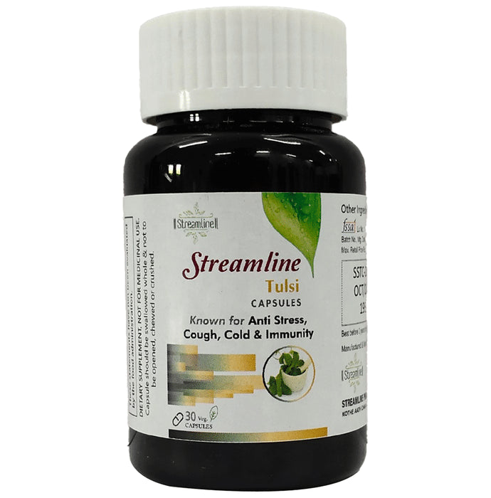 Streamline Tulsi Veg Capsule - Classic Derma