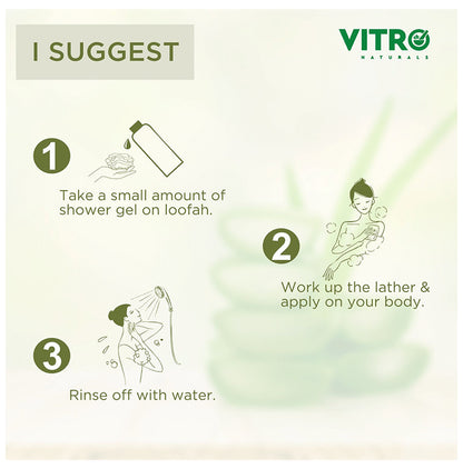 Vitro Naturals Aloe Shower Gel