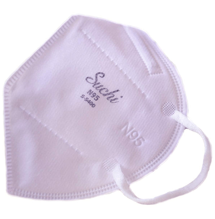 Suchi N 95 Face Mask with Earloop White - Classic Derma