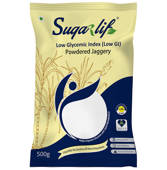 Sugarlif Low Glycemic Jaggery Powder (500gm Each) - Classic Derma
