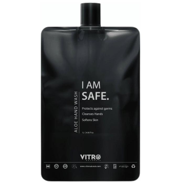 Vitro Naturals I Am Safe Aloe Hand Wash Refill - Classic Derma