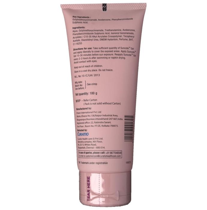 Buy Suncote SPF 30 Sunscreen Gel for UV Rays Protection Online ...
