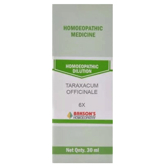 Bakson's Homeopathy Taraxacum Officinale Dilution 6X - Classic Derma