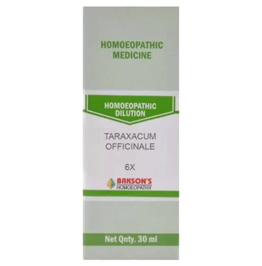 Bakson's Homeopathy Taraxacum Officinale Dilution 6X - Classic Derma