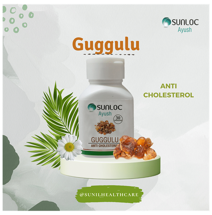 Sunloc Ayush Guggulu Anti Cholesterol Capsule