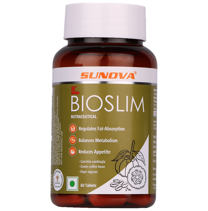 Sunova Bioslim Tablet for Weight Management | Manages Metabolism & Appetite