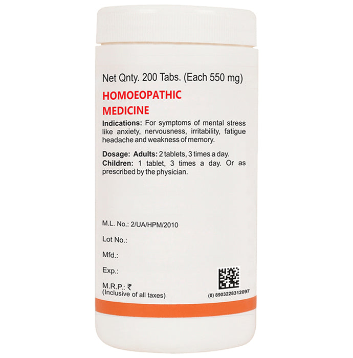 Bakson's Homeopathy Tense Aid Tablet