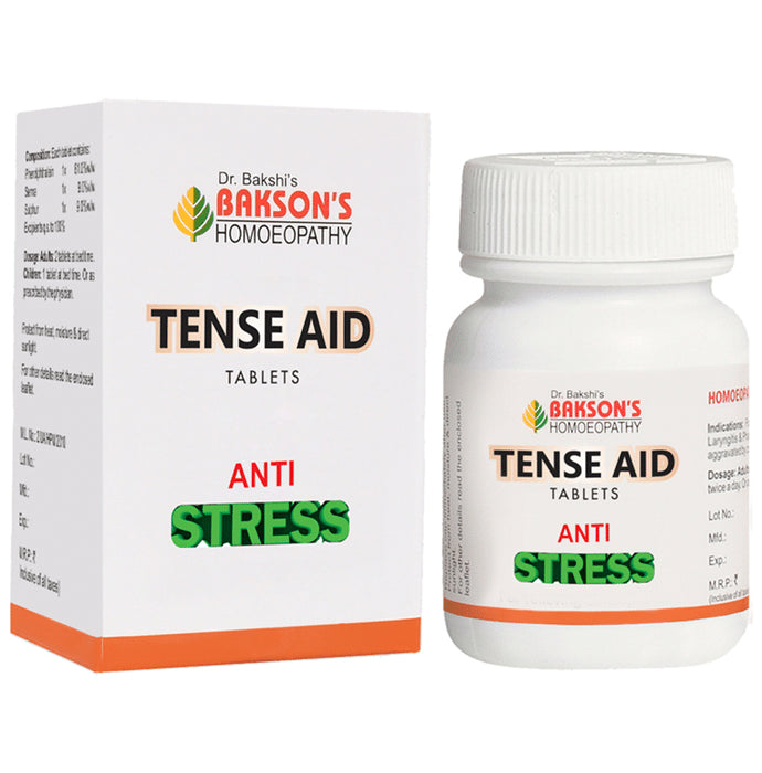 Bakson's Homeopathy Tense Aid Tablet - Classic Derma