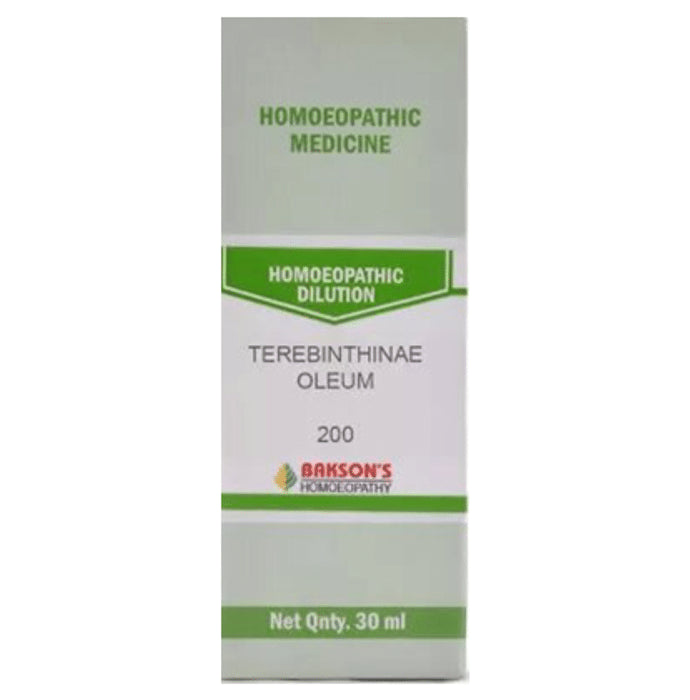 Bakson's Homeopathy Terebinthinae Oleum Dilution 200 - Classic Derma