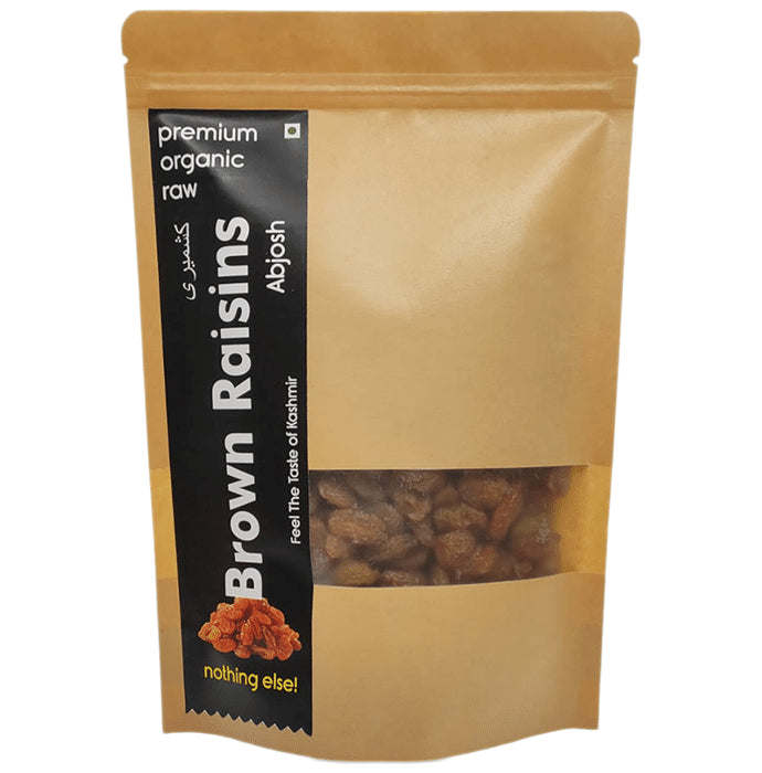 Superley Premium Organic Raw Brown Raisins Abjosh - Classic Derma