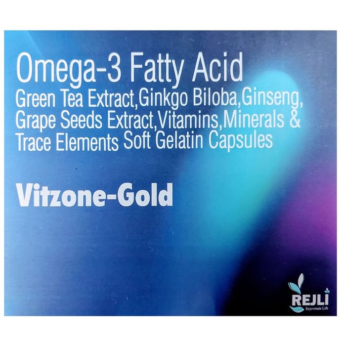 Buy Vitzone-Gold Soft Gelatin Capsule Online| Classic Derma – Classic ...