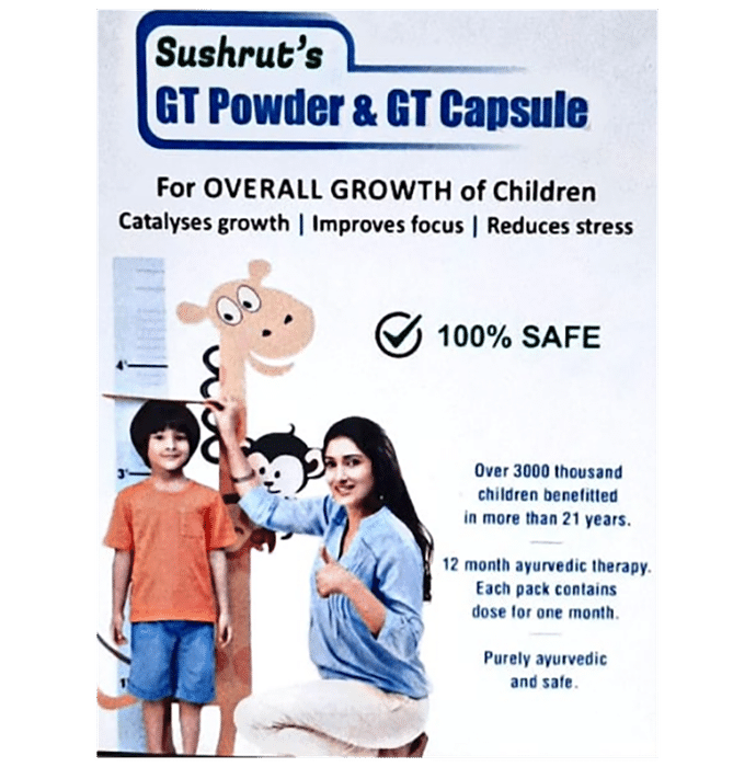 Sushrut's GT 4 Sachet of Powder & GT 4 Capsule - Classic Derma