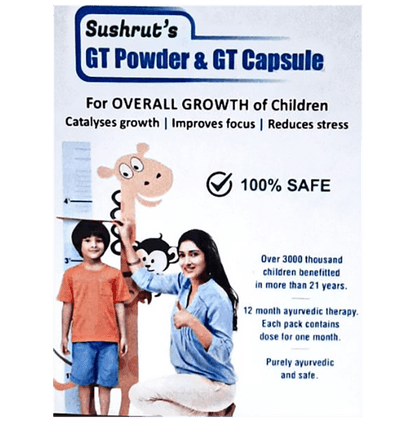 Sushrut's GT 4 Sachet of Powder & GT 4 Capsule - Classic Derma
