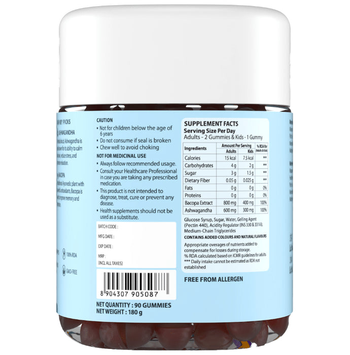 Sva Clever Brain Booster Gummies Mango