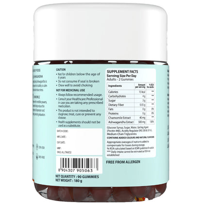 Sva Unwind Stress Relief Gummies Mix Fruit