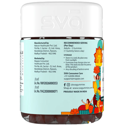 Sva Unwind Stress Relief Gummies Mix Fruit